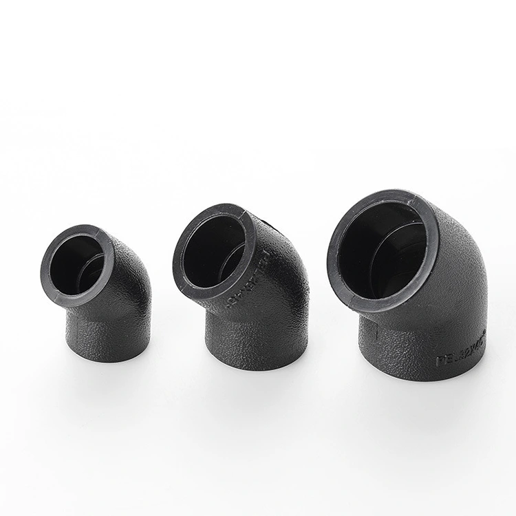HDPE 45 ° αγκώνα χαμηλή αντίσταση