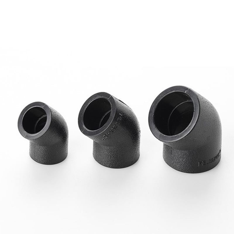 HDPE 45 ° αγκώνα αλλάζει κατεύθυνση ροής