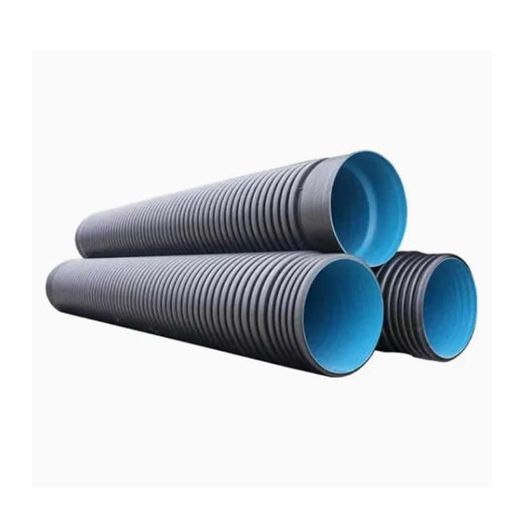 HDPE διπλό τοίχο κυματοειδές σωλήνα DWC