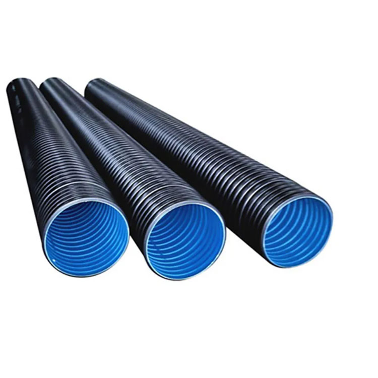 HDPE DW κυματοειδές σωλήνας