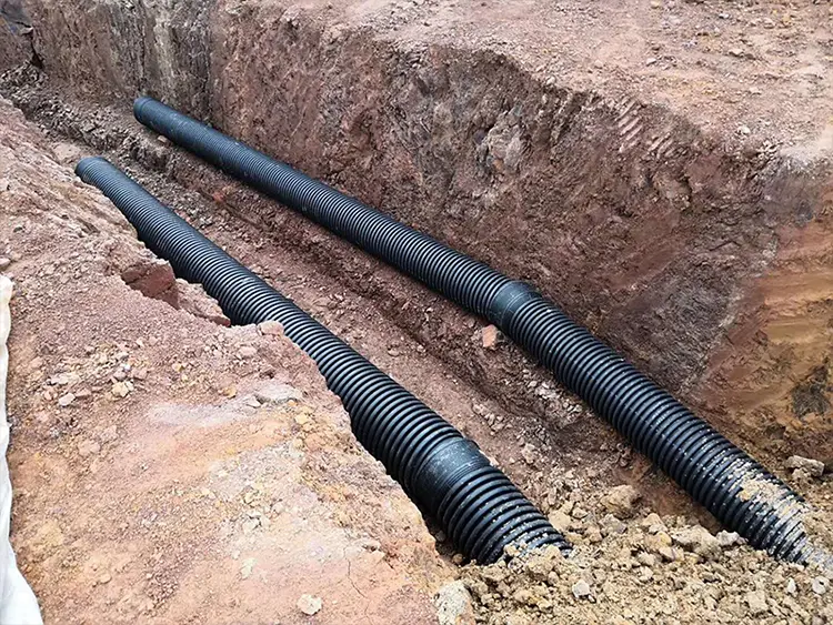 HDPE Double Wall Corrugated Pipe‌‌