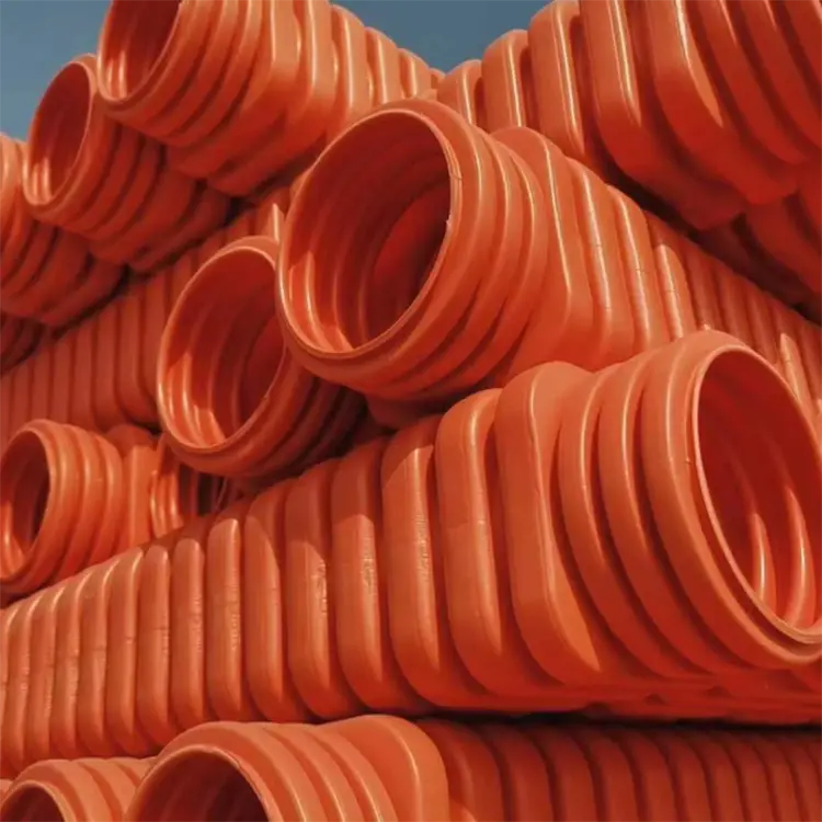 MPP κυματοειδές ορθογώνιο σωλήνα ενός τοίχου