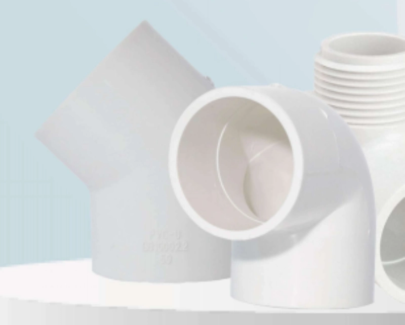 UPVC 45 και 90 μοιρών αγκώνας